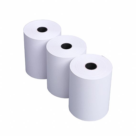 Rollos de papel para impresora térmica 80 mm x 65 mm